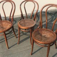 4 sedie tipo Thonet antiche