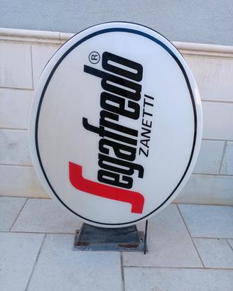 Insegna luminosa bifacciale segafredo Zanetti 