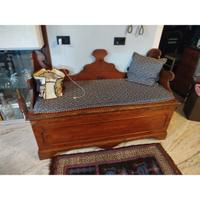 cassapanca  con spalliera