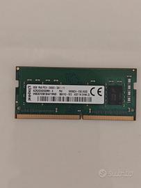ram ddr4 kingston 8gb 1Rx8 2666mhz - pc4 - so-dimm