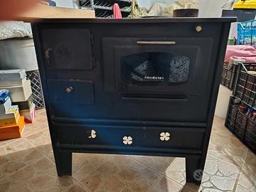 Cucina a legna 7 kW con FORNO +3M DI TUBO!