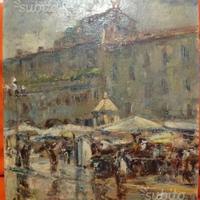 Elmo Ambrosi, Verona, P.zza delle Erbe, 1958