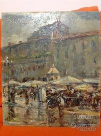 Elmo Ambrosi, Verona, P.zza delle Erbe, 1958