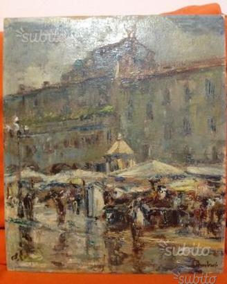 Elmo Ambrosi, Verona, P.zza delle Erbe, 1958