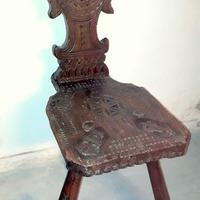 Sedia stile neorinascimento (1800)