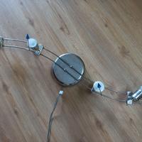 Lampadario o applique con faretti alogeni 70euro