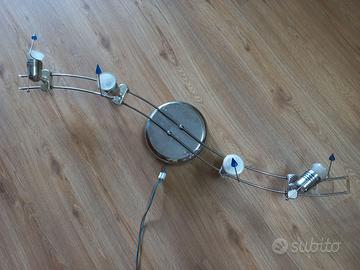 Lampadario o applique con faretti alogeni 70euro