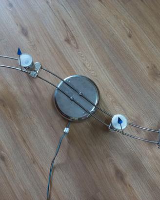 Lampadario o applique con faretti alogeni 70euro