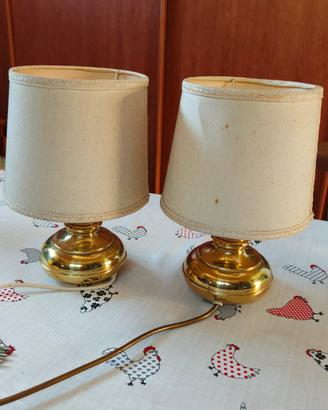 coppia di lampade vintage 