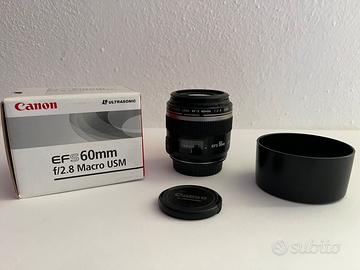 Obiettivo Canon EF-S 60mm f:2.8 Macro USM