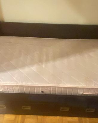 Letto singolo vecchia marina + Materasso