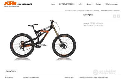 Bicicletta downhill KTM