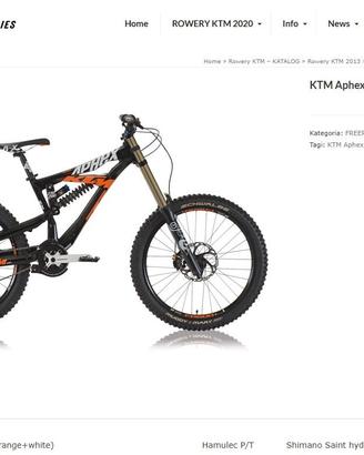 Bicicletta downhill KTM