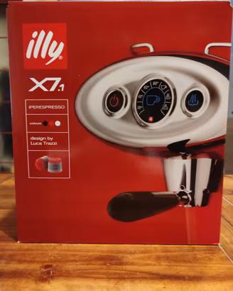 Macchina per caffè Illy iperespresso rossa nuova