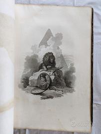 libro antico inglese inizio '800