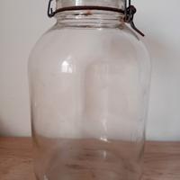 VECCHIO VASO IN VETRO DA NEGOZIO - DROGHERIA