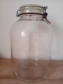 VECCHIO VASO IN VETRO DA NEGOZIO - DROGHERIA