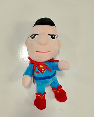 peluche supereroe Superman nuovo con ventosa