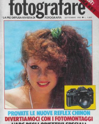 RIVISTA "FOTOGRAFARE" DI SETTEMBRE 1983.