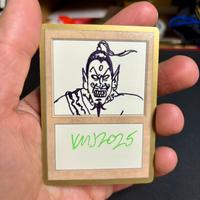 Mtg Magic Ken meyer erhnam djinn sketch  artwork