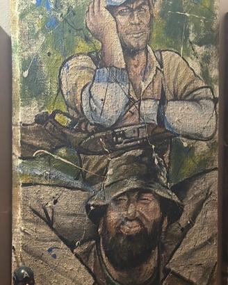 Quasro tela di juta bud spencer e therence hill