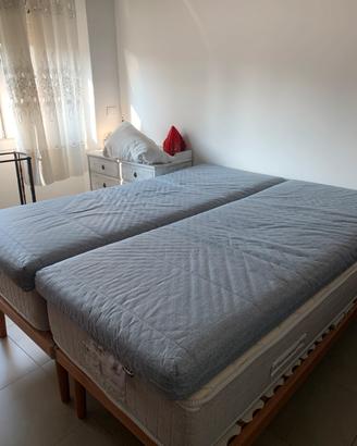 Ikea Materassi in schiuma, rigido/azzurro, 90x200