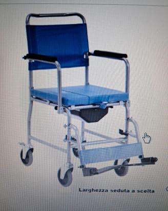 sedia con ruote per disabili