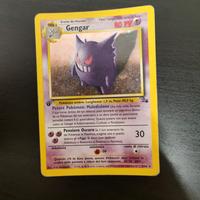 Carta Pokemon Gengar Holo 5/62 Fossil 1° Ed.