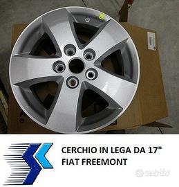 Cerchio in lega da 17" Fiat Freemont