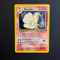 Pokémon NINETALES 12/102 Set Base Black DOT error