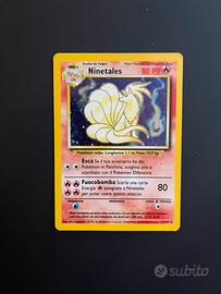 Pokémon NINETALES 12/102 Set Base Black DOT error