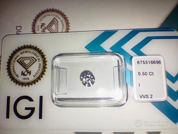 diamante naturale certificato igi  (venduto)❌