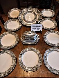 WEDGWOOD "Benares" raro servizio (13 pezzi) '800