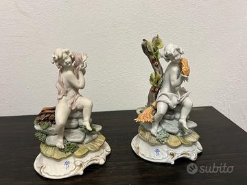 Coppia statuine Capodimonte