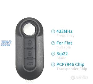 CHIAVE COMPLETA FIAT 500 PANDA PUNTO BRAVO GRANDE 