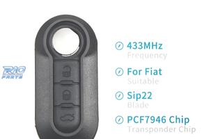 CHIAVE COMPLETA FIAT 500 PANDA PUNTO BRAVO GRANDE 