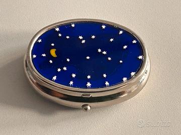 Portapillole vintage vetro Murrina Cielo Stellato
