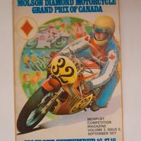 Targa 35x50 cartone rigido moto vintage