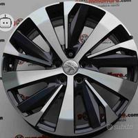 4 cerchi lega peugeot 3008 4008 5008 19 lt000785