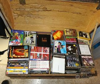 cd dvd originali stock + vintage mobile radio tv
