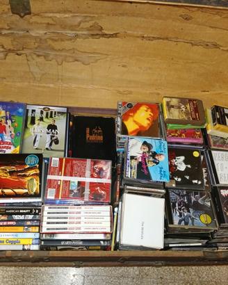 cd dvd originali stock + vintage mobile radio tv
