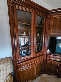 Libreria soggiorno stile classico