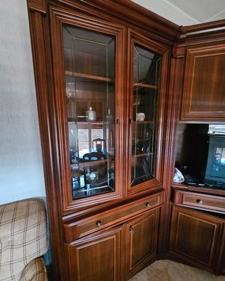 Libreria soggiorno stile classico