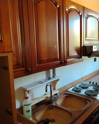 cucina lineare in legno