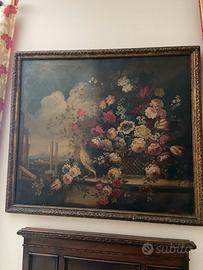 Quadro antico di grandi dimensioni.  XIX secolo