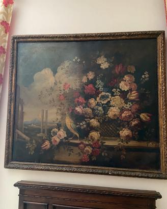 Quadro antico di grandi dimensioni.  XIX secolo