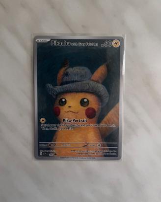 Carta Pokemon Pikachu x Van Gogh