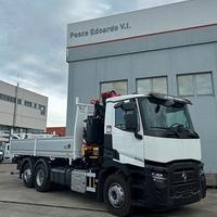 RENAULT C480 6X2 + CASSONE + GRU FASSI F225a.s2.25