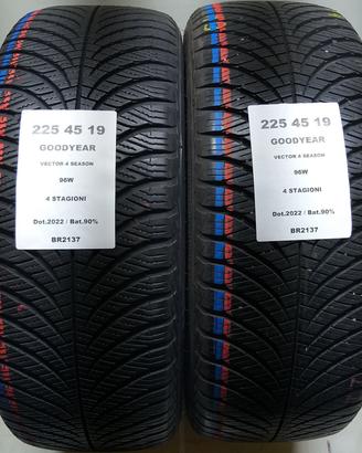 2 GOMME 225 45 19 GOODYEAR BR2137