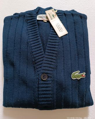Lacoste cardigan originale nuovo con etichetta 